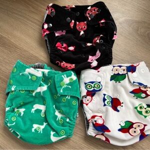 Colorful Animal Print Baby Cloth Diaper Pocket Covers